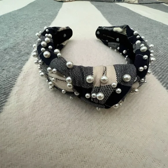 Lele Sadoughi | Accessories | Lele Sadoughi Headband Navy  display picture 2